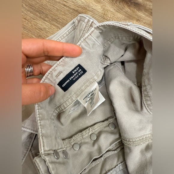 Veronica Beard Rinley Cropped Straight Leg High Rise Pants Sz 27 - Picture 8 of 13